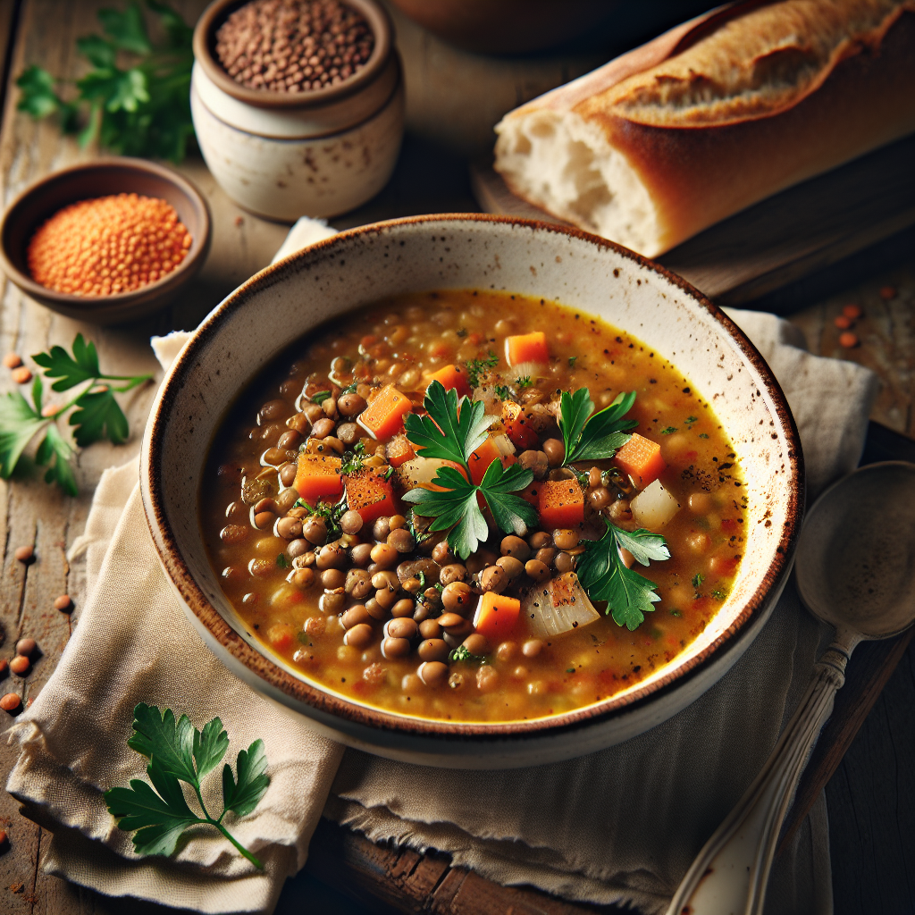 Nationalgericht Frankreich: Soupe de Lentilles (Rezept)