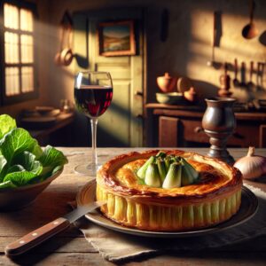 Nationalgericht Frankreich: #Tourte aux Poireaux# (Rezept)