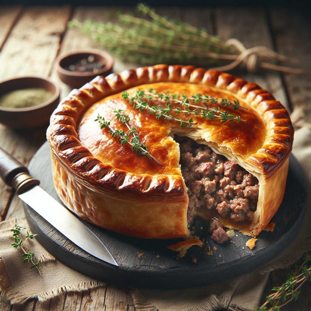 Nationalgericht Frankreich: Tourte de Viande (Rezept)