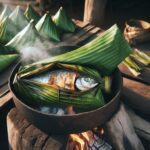 Nationalgericht Gabun: #Poisson en Feuilles de Banane# (Rezept)