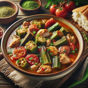 Nationalgericht Gabun: #Soupe de Gombos# (Rezept)