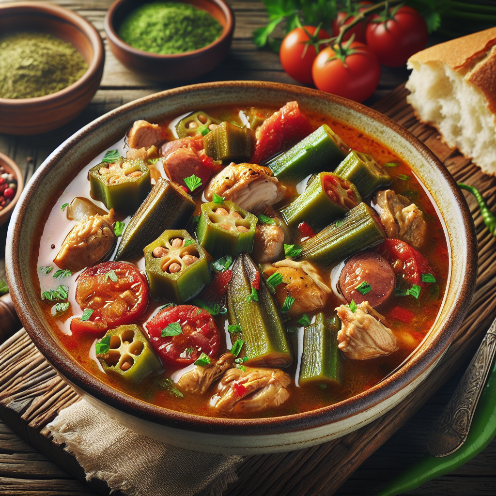 Nationalgericht Gabun: Soupe de Gombos (Rezept)