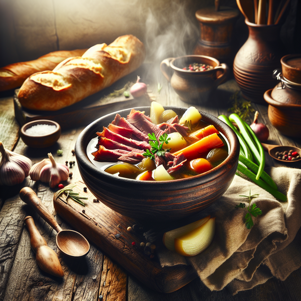 Nationalgericht Gabun: Soupe de Viande Fumée (Rezept)