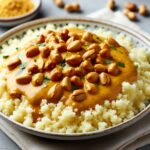 Nationalgericht Gambia: #Couscous mit Erdnusssauce# (Rezept)