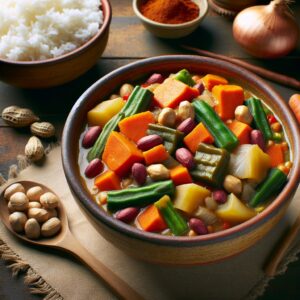 Nationalgericht Gambia: #Domoda aux Légumes# (Rezept)