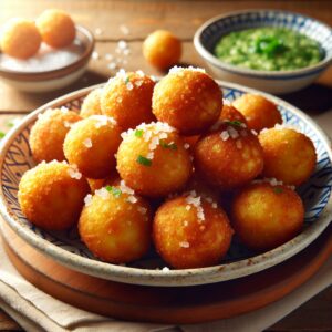 Nationalgericht Gambia: #Fried Cassava Balls# (Rezept)