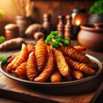 Nationalgericht Gambia: #Frittierte Yam Wurzeln# (Rezept)