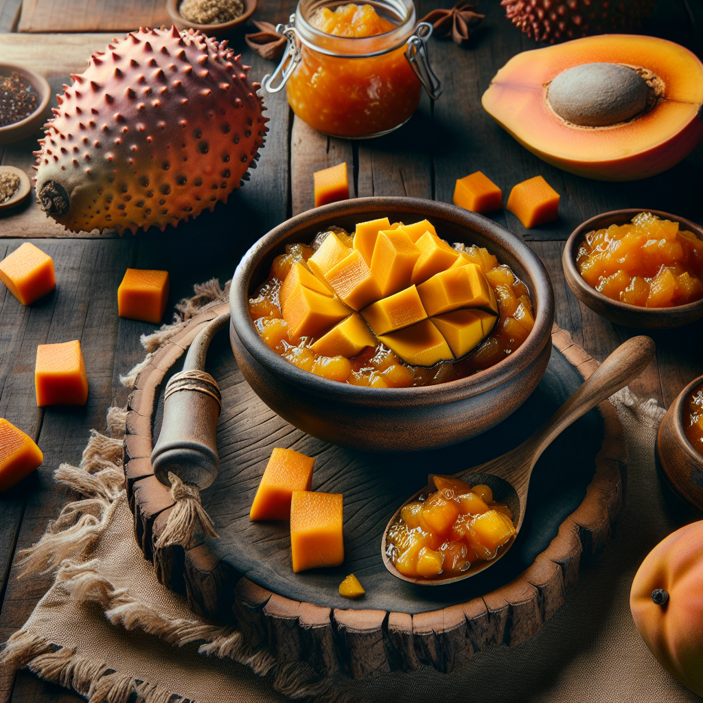 Nationalgericht Gambia: Mango and Baobab Chutney (Rezept)