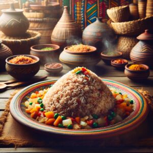 Nationalgericht Gambia: #Mbahal Rice# (Rezept)