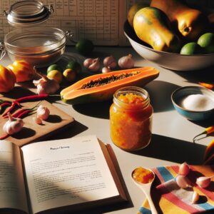 Nationalgericht Gambia: #Papaya Chutney# (Rezept)