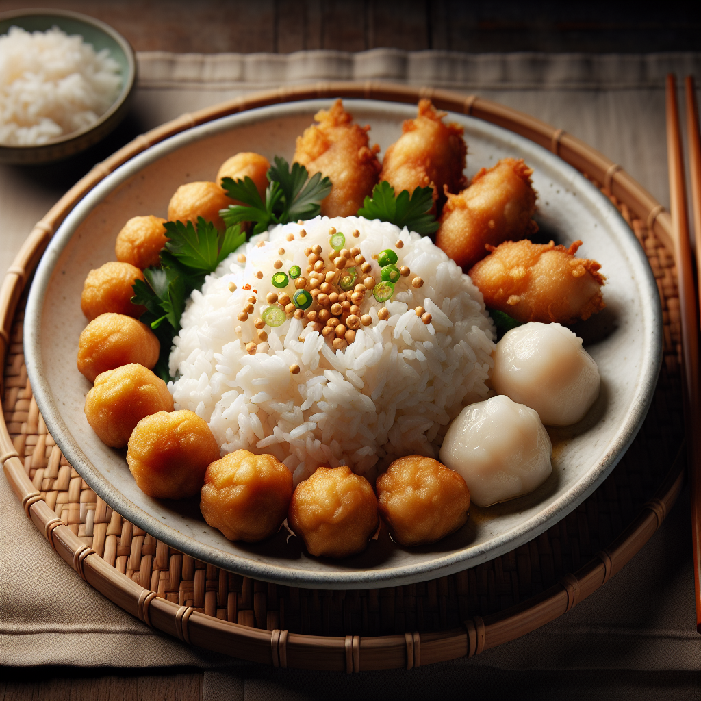 Nationalgericht Gambia: Rice and Fish Balls (Rezept)