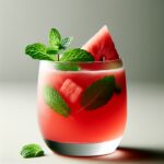 Nationalgericht Gambia: #Wassermelonensaft mit Minze# (Rezept)
