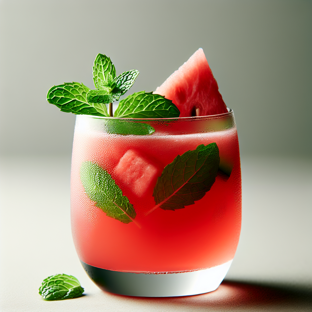 Nationalgericht Gambia: Wassermelonensaft mit Minze (Rezept)