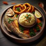 Nationalgericht Ghana: #Atieke with Fried Fish# (Rezept)