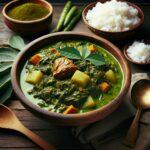 Nationalgericht Ghana: #Cassava Leaf Stew# (Rezept)