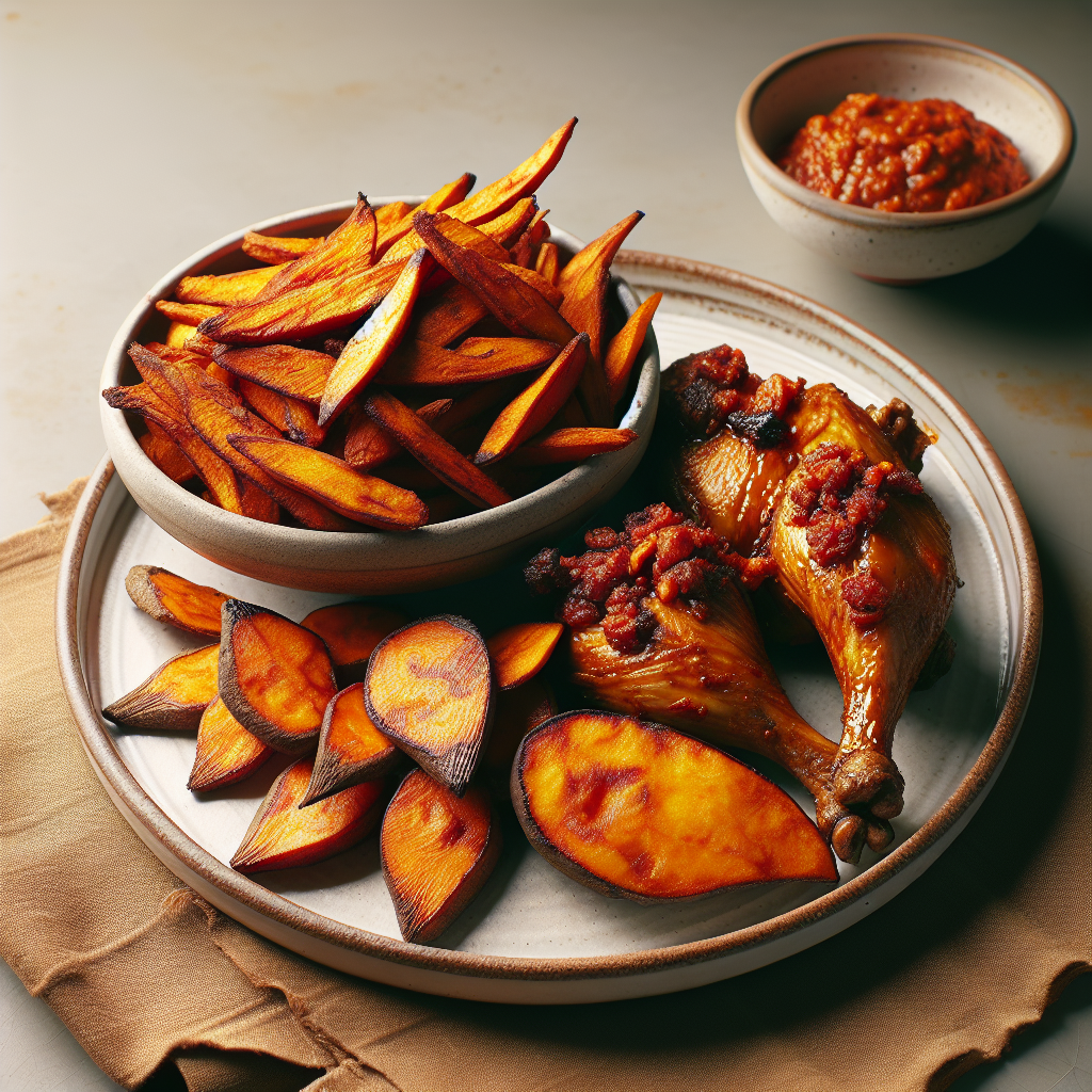 Nationalgericht Ghana: Fried Yam mit Chofi (Rezept)