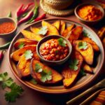 Nationalgericht Ghana: #Fried Yam mit Pepper Sauce# (Rezept)