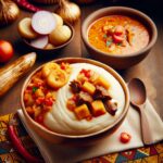 Nationalgericht Ghana: #Fufu with Light Soup# (Rezept)