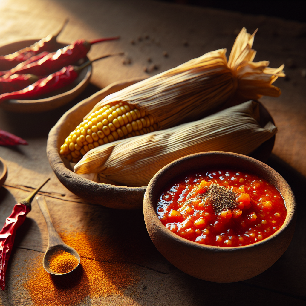 Nationalgericht Ghana: Kenkey mit Pfeffersauce (Rezept)