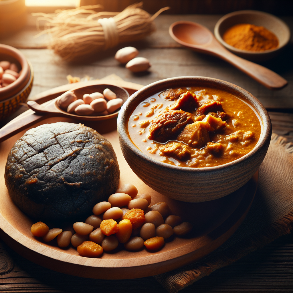 Nationalgericht Ghana: Kokonte mit Erdnusssuppe (Rezept)