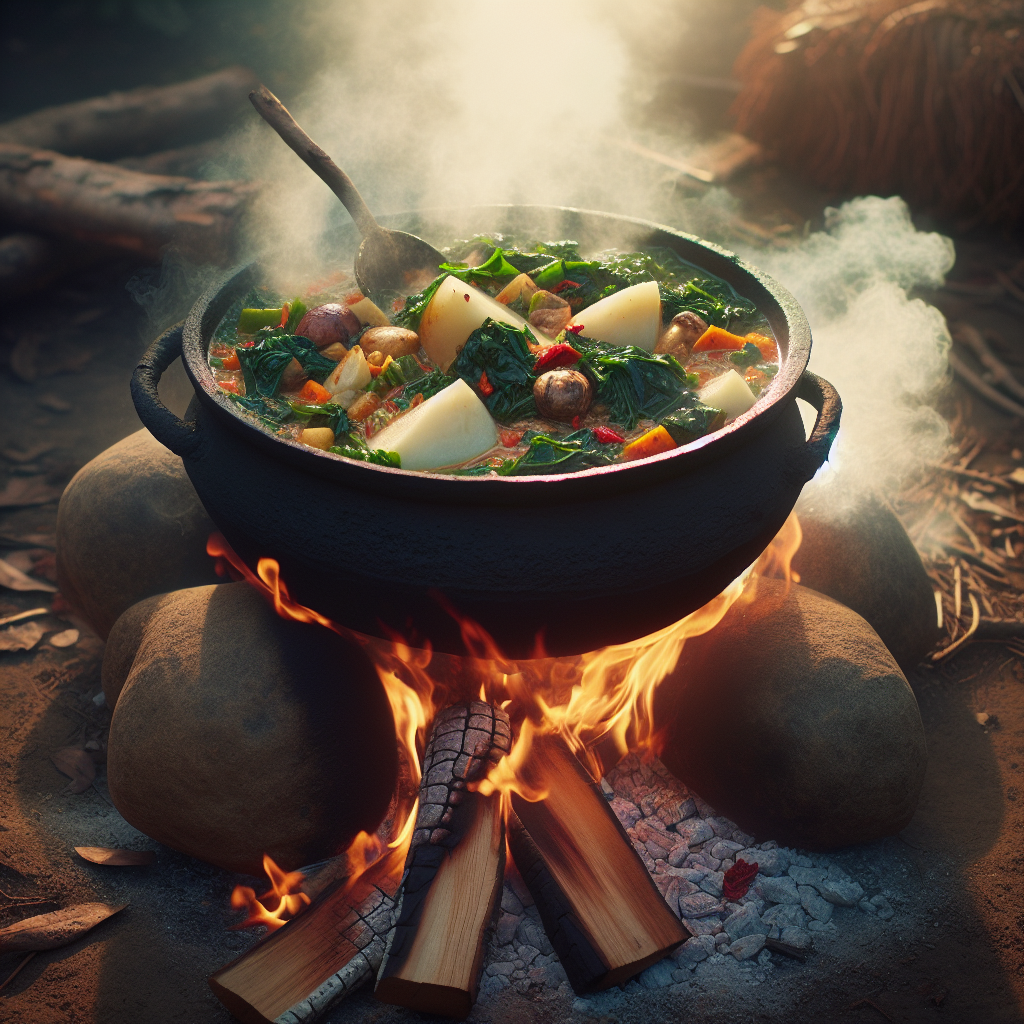 Nationalgericht Ghana: Mpoto Mpoto (Yam Pottage) (Rezept)