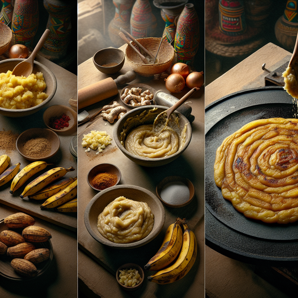 Nationalgericht Ghana: Tatale (Plantain Pancakes) (Rezept)