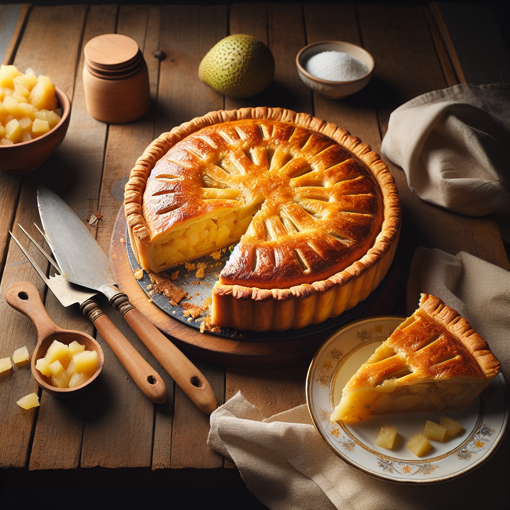 Nationalgericht Grenada: Breadfruit Pie (Rezept)