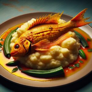 Nationalgericht Grenada: #Cou-Cou and Flying Fish# (Rezept)