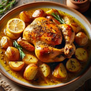 Nationalgericht Griechenland: #Kotopoulo Lemonato# (Rezept)