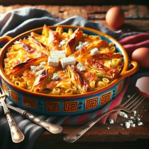 Nationalgericht Griechenland: #Makaronopita# (Rezept)