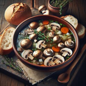 Nationalgericht Griechenland: #Manitarosoupa# (Rezept)