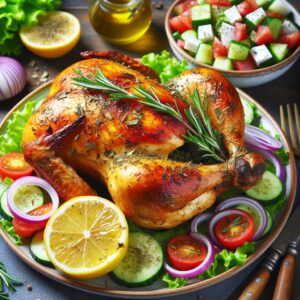 Nationalgericht Griechenland: #Psito Kotopoulo# (Rezept)