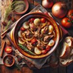 Nationalgericht Griechenland: #Stifado mit Kaninchen# (Rezept)