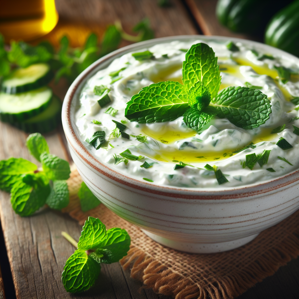 Nationalgericht Griechenland: Tzatziki mit Minze (Rezept)