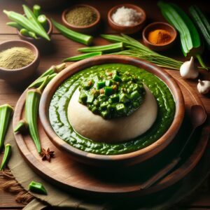 Nationalgericht Guinea: #Fouti Sauce Gombo# (Rezept)