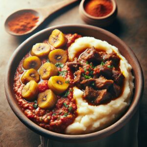 Nationalgericht Guinea: #Foutou Banane# (Rezept)