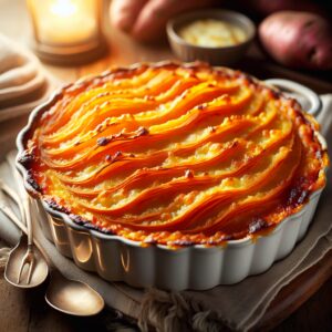 Nationalgericht Guinea: #Gratin de Patate Douce# (Rezept)