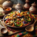 Nationalgericht Guinea: Légumes Sautés à la Guinéenne (Rezept) Nationalgericht Guinea: #Légumes Sautés à la Guinéenne# (Rezept)