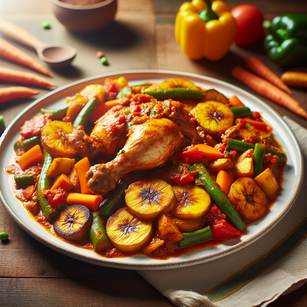 Nationalgericht Guinea: Poulet DG (Rezept)