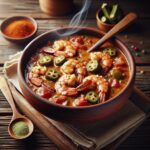 Nationalgericht Guinea: #Sauce Gombo aux Crevettes# (Rezept)