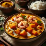 Nationalgericht Guyana: #Pumpkin and Shrimp Curry# (Rezept)