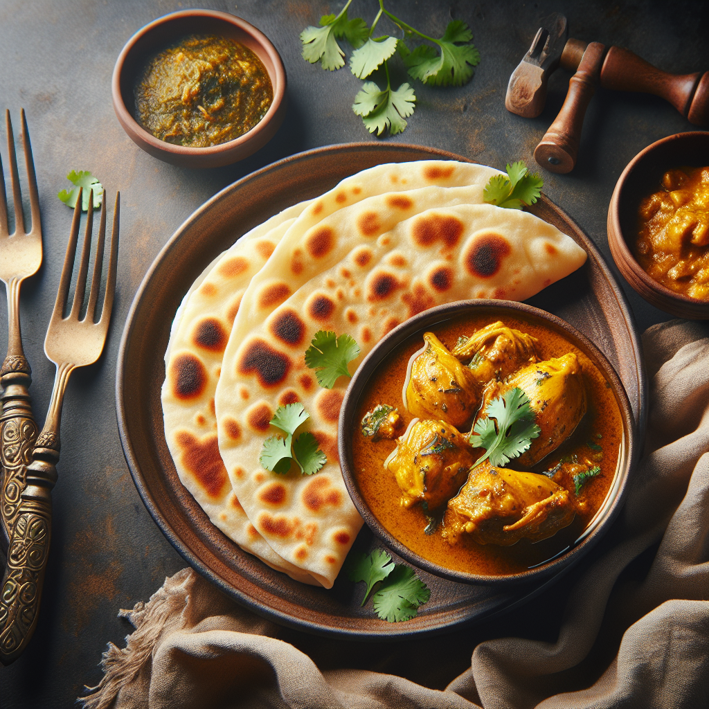 Nationalgericht Guyana: Roti and Curry Chicken (Rezept)