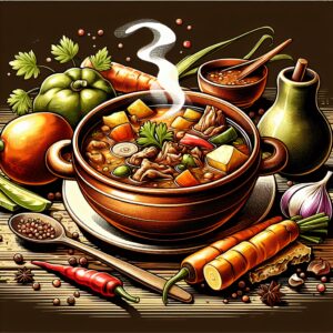 Nationalgericht Haiti: #Bouillon Ti-Malice# (Rezept)