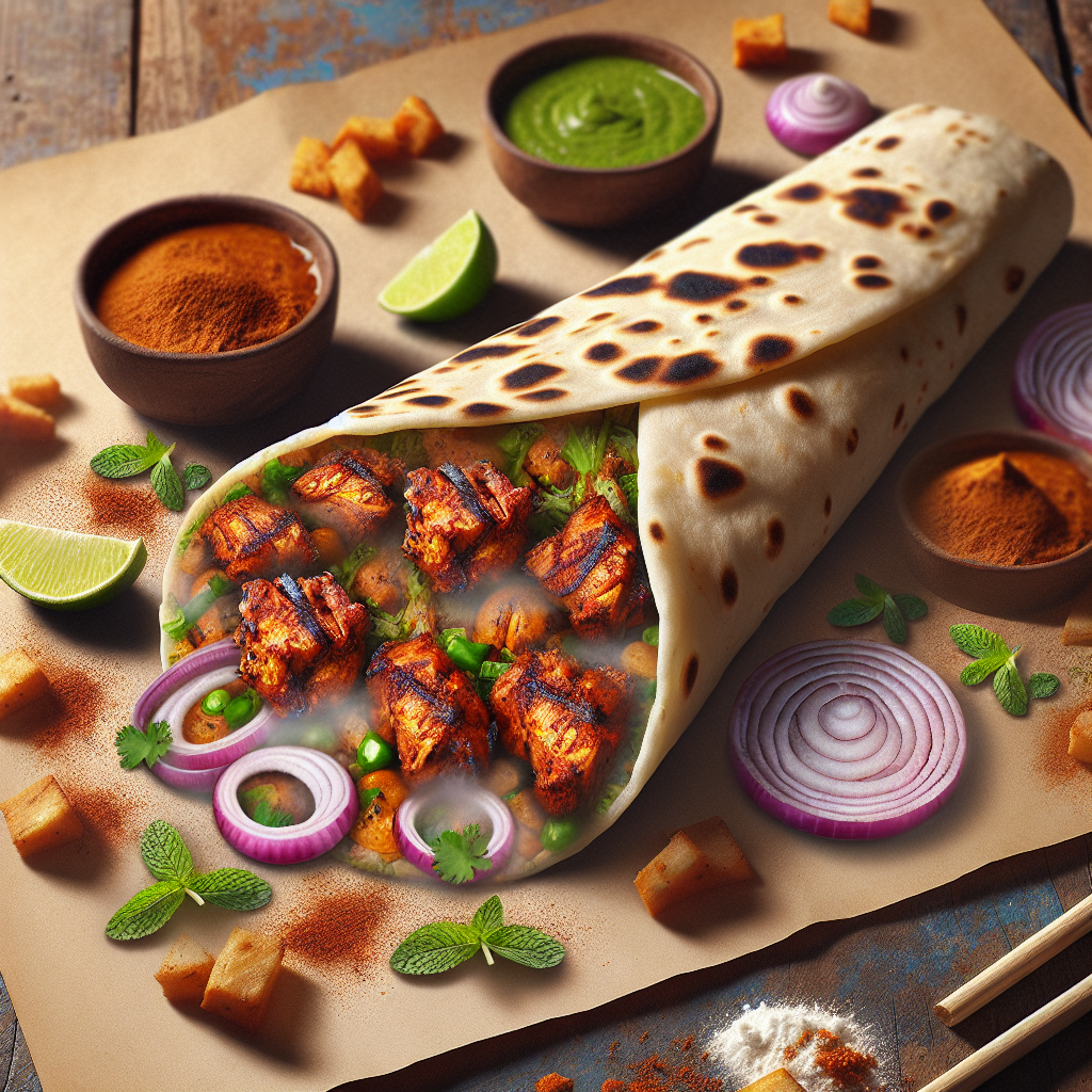Nationalgericht Indien: Kathi Roll (Rezept)