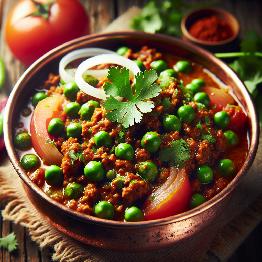 Nationalgericht Indien: Keema Matar (Rezept)