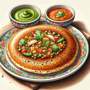 Nationalgericht Indien: #Uttapam# (Rezept)
