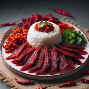 Nationalgericht Indonesien: #Dendeng Balado# (Rezept)