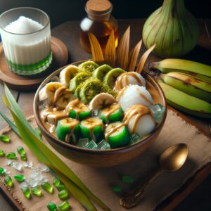 Nationalgericht Indonesien: #Es Pisang Hijau# (Rezept)