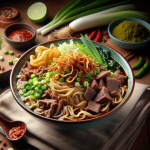 Nationalgericht Indonesien: #Mie Kocok# (Rezept)