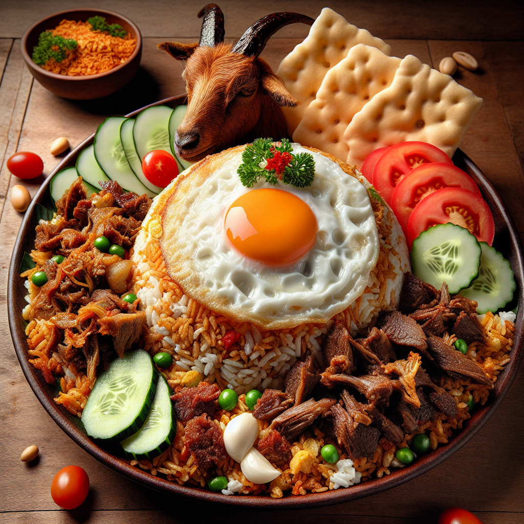 Nationalgericht Indonesien: Nasi Goreng Kambing (Rezept)